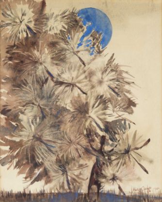 Picture of Blue Sun Series, lone figure